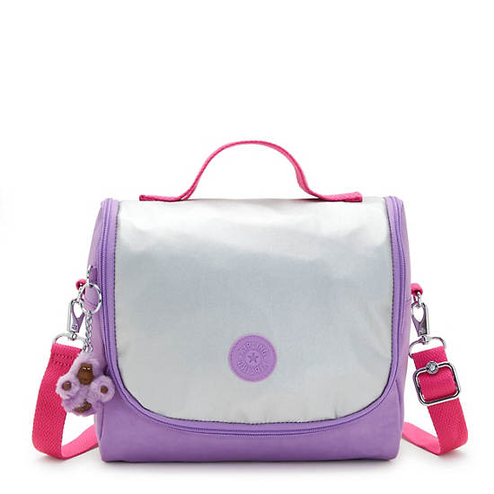 Kipling New Kichirou Lunch Bag Tassen Paars | BE 2151TC